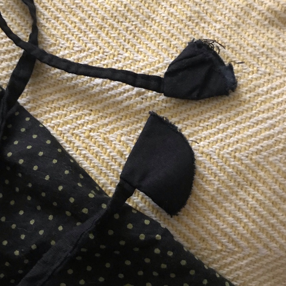 Vintage Black With Folk Pattern Skirt - Picture 5 of 6